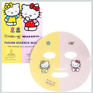 The Crème Shop x Hello Kitty 3 pack Mask – 2 in 1 Pineapple & Hyaluronic acid